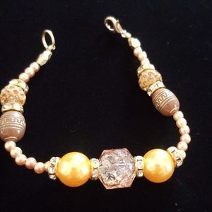 Glass beaded bracelet very pretty
